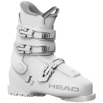 Clapari ski Head J3 White pentru copii, 26.5 cm, alb/gri