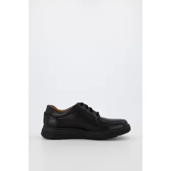 Clarks, Pantofi casual de piele Un Abode Ease, Negru, 7