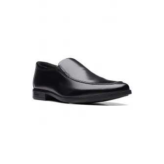 Clarks, Pantofi de piele Howard Edge, Negru, 7
