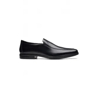 Clarks, Pantofi de piele Howard Edge, Negru, 9.5