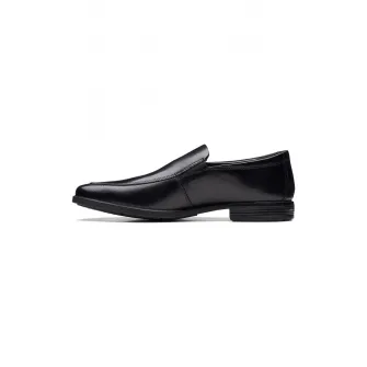 Clarks, Pantofi de piele Howard Edge, Negru, 9.5