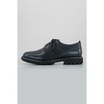 Clarks, Pantofi derby de piele Batcombe, Negru, 7
