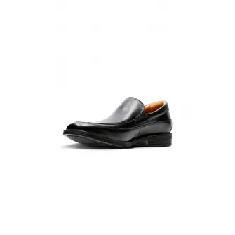 Clarks, Pantofi loafer de piele Tilden, Negru, 9