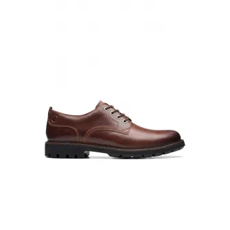 Clarks, Pantofi Oxford de piele, Maro cognac, 6.5