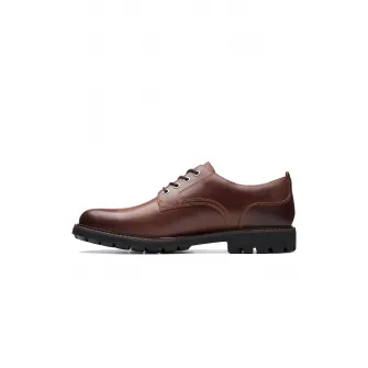 Clarks, Pantofi Oxford de piele, Maro cognac, 6.5