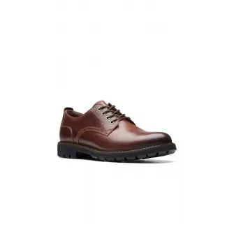Clarks, Pantofi Oxford de piele, Maro cognac, 6.5