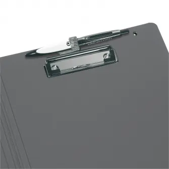 Clipboard dublu Herlitz, A4, Mov/Gri