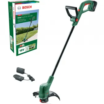 Coasa/trimer pentru tuns gazon/iarba pe acumulator Bosch EasyGrassCut 18-230,18 V,diametru taiere 23 cm,include acumulator 18 V 2 Ah + incarcator