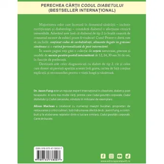 Codul diabetului. Carte de bucate, Dr. Jason Fung (retete de Alison Maclean)