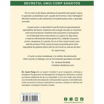 Codul greutatii corporale, Dr. Jason Fung