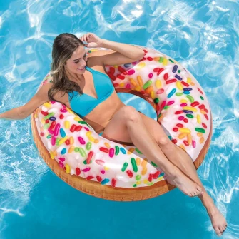 Colac Intex Rainbow Sprinkle Donut 1.14m