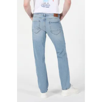 COLINS, Blugi cu model uni David, Albastru deschis, W34-L30
