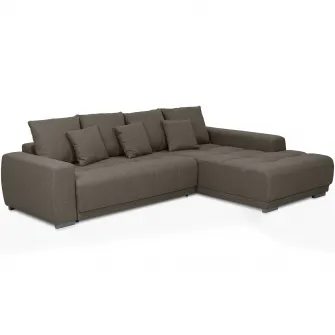 Coltar extensibil Kring Sky, 204x280 cm, montaj dreapta, culoare antracit