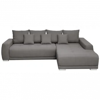 Coltar extensibil Kring Sky, 204x280 cm, suprafata dormit 230x130, montaj dreapta, culoare cappuccino