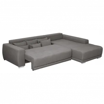 Coltar extensibil Kring Sky, 204x280 cm, suprafata dormit 230x130, montaj dreapta, culoare cappuccino