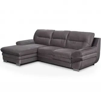 Coltar Minimaxx Darius 166x270 cm, montaj dreapta, stofa culoare Maro Taupe