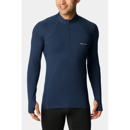 Columbia, Bluza cu fenta cu fermoar pentru alergare Midweight, Bleumarin, 2XL