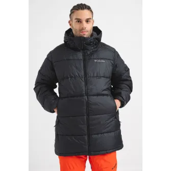 Columbia, Geaca cu gluga si aspect matlasat Pike Lake, Negru stins, XL