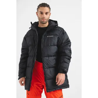 Columbia, Geaca cu gluga si aspect matlasat Pike Lake, Negru stins, XL
