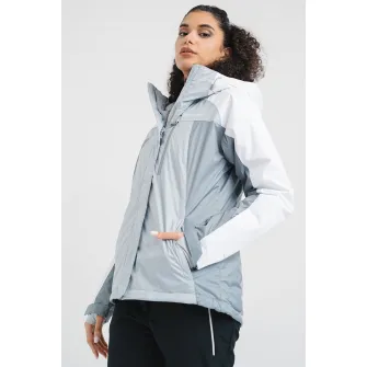 Columbia, Geaca pentru schi Sowy Summit, Alb, Gri, L