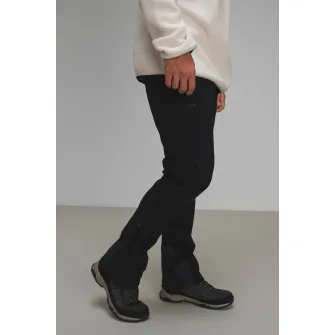 Columbia, Pantaloni cu talie ajustabila, pentru drumetii Omni-Heat Infinity Softshell, Negru stins, W38-L32