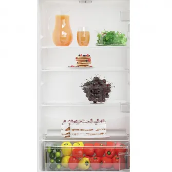 Combina frigorifica Arctic AK54270M40W, 262 L, Garden Fresh, Eco LED, Clasa E, H 170.8 cm, L 54 cm, Alb