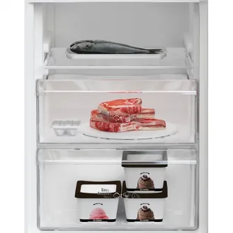 Combina frigorifica Arctic AK54305M40S, 291 l, Clasa E, Garden Fresh, Mix Zone, H 181.3 cm, Argintiu