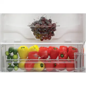 Combina frigorifica Arctic AK60320M40W, 300 l, Clasa E, Garden Fresh, Safety Glass, XXL Bottle, H 185,1 cm, Alb