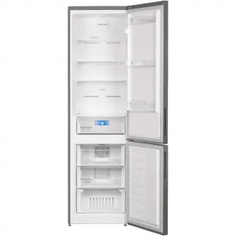 Combina frigorifica Arctic AK60406E40NFMT, 362 l, NoFrost, Display, Air Flow, Clasa E, H 202 cm, Argintiu