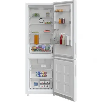 Combina frigorifica Arctic ARK60341M4NFW, AeroActive, 301 l, Clasa E, Garden Fresh, Mix Zone, Autonomie (h): 11, H 179,6 cm, alb