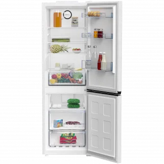 Combina frigorifica Beko B1RCNA364W, 316 l, No Frost, AeroFlow, XXL Bottle holder, MaxStore, Clasa E, H 186.5 cm, Alb
