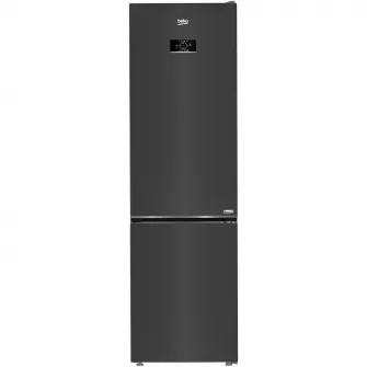 Combina frigorifica Beko B3RCNA404HXBR1, 355 l, No Frost, Clasa E, HarvestFresh, AeroFlow, H 203.5 cm, Dark inox