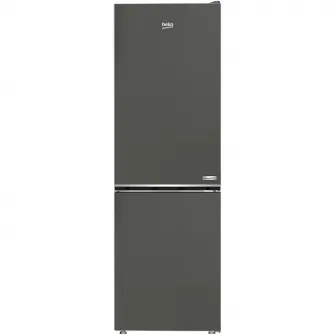 Combina frigorifica Beko B5RCNA366HG, 316 l, No frost, AeroFlow, Clasa C, HarvestFresh, Compresor ProsSmart Inverter, MaxStore, H 186.5 cm, Manhattan Gray