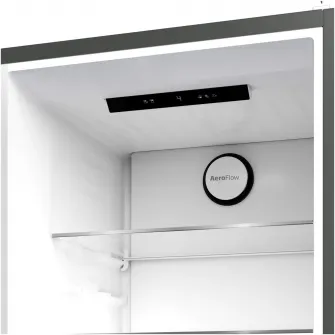 Combina frigorifica Beko B5RCNA366HG, 316 l, No frost, AeroFlow, Clasa C, HarvestFresh, Compresor ProsSmart Inverter, MaxStore, H 186.5 cm, Manhattan Gray