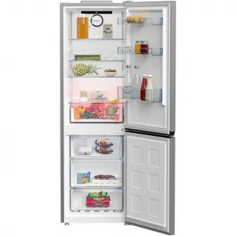 Combina frigorifica Beko B5RCNA366HXB1, 316 l, No Frost, Clasa C, AeroFlow, HarvestFresh, MaxStore, H 186,5 cm, Manhattan Gray