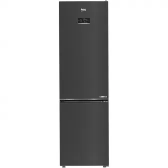 Combina frigorifica Beko B5RCNA405ZXBR, 355 l, No Frost, HarvestFresh, BioCycle, Everfresh+, AeroFlow, Clasa D, H 203.5 cm, Dark Inox