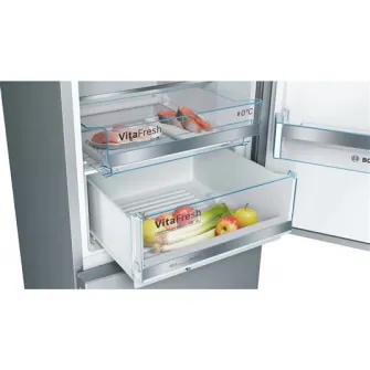 Combina frigorifica Bosch KGE39ALCA, 343 l, Low Frost, VitaFresh, Clasa C, H 201 cm, Argintiu
