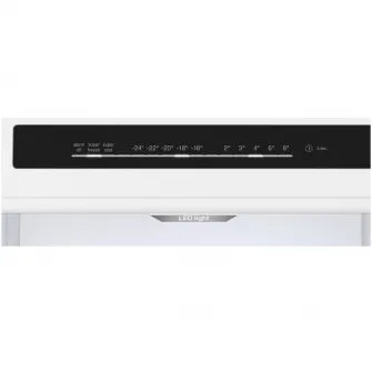 Combina frigorifica Bosch KGN39VIBT, 363 l, NoFrost, PerfecFit, Raft sticle, Clasa B, H 203 cm, Inox AntiAmprenta