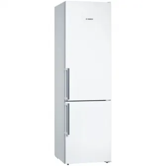 Combina frigorifica Bosch KGN39VWEQ, 368 l, NoFrost, PerfectFit, Iluminare LED, Clasa E, H 203 cm, Alb
