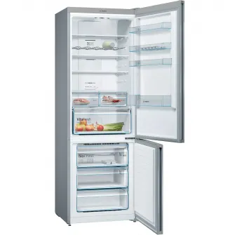 Combina frigorifica Bosch KGN49XIEA, 438 l, Clasa E, NoFrost, VitaFresh, H 203 cm, Inox antiamprenta