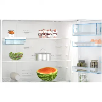 Combina frigorifica Bosch KGN86AIDR, 631 l, NoFrost, PerfectFit, Iluminare LED, Clasa D, H 186 cm, Inox AntiAmprenta