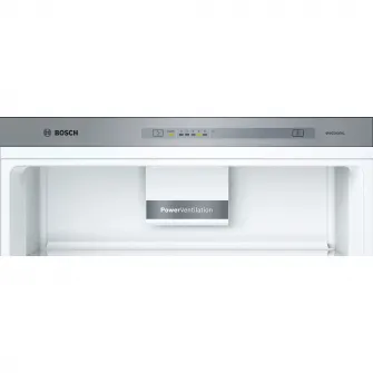Combina frigorifica Bosch KGV58VLEAS, 503 l, Low Frost, VitaFresh, Clasa E, H 191 cm, Argintiu