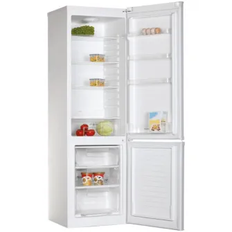 Combina frigorifica Candy CCG1S 518EW, 252 l, Super Freezing, Rafturi din sticla, Usi reversibile, Clasa E, H 180 cm, Alb
