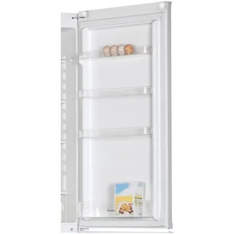 Combina frigorifica Candy CCG1S 518EW, 252 l, Super Freezing, Rafturi din sticla, Usi reversibile, Clasa E, H 180 cm, Alb