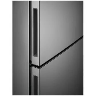 Combina frigorifica Electrolux LNT5ME32U1, 330 l, No Frost, Control electronic, Multi Flow, Iluminare LED, Clasa E, H 186 cm, Inox antiamprenta