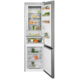 Combina frigorifica Electrolux LNT7ME36G2, 366 l, No Frost, Control electronic, Multi Flow, Iluminare LED, Clasa E, H 201 cm, Alb