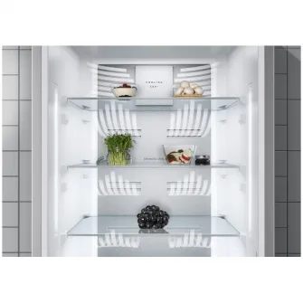 Combina frigorifica Electrolux LNT7ME36K2, 366 l, No Frost, Control electronic, Multi Flow, Iluminare LED, Clasa E, H 201 cm, Negru