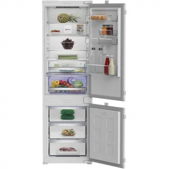 Combina frigorifica incorporabila Beko B7BCNA295HS1, No Frost, 270 l, H 177.5 cm, Clasa D, HarvestFresh, AeroFlow