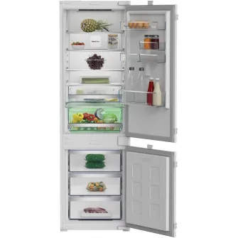 Combina frigorifica incorporabila Beko B7BCNA295HS1, No Frost, 270 l, H 177.5 cm, Clasa D, HarvestFresh, AeroFlow