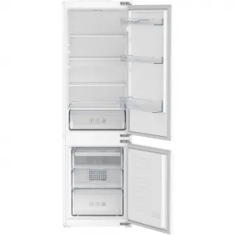 Combina frigorifica incorporabila Beko BCSA285K4SN, 271 l, Clasa E, Compresor ProSmart Inverter, Iluminare LED, XXL Bottle holder, H 177.5 cm, Alb